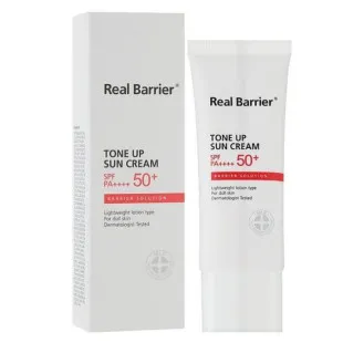 Солнцезащитный крем с эффектом освещения Real Barrier Tone Up Sun Cream SPF50+ PA++++ 40ml