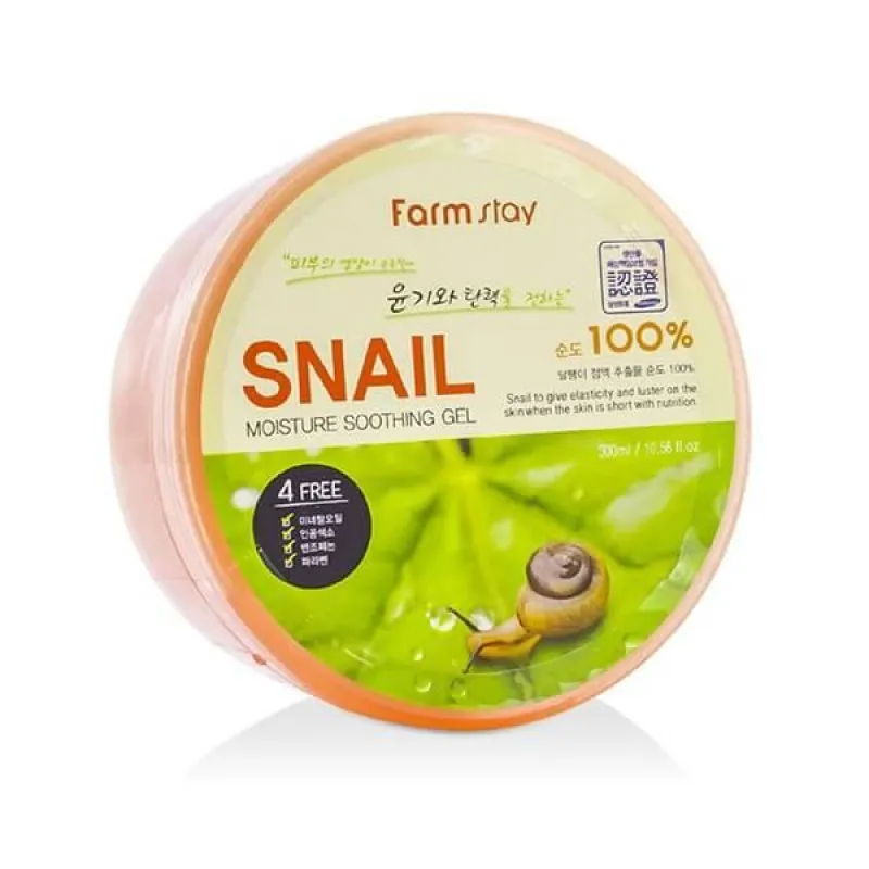 FarmStay Moisture Soothing Gel Snail 300 мл