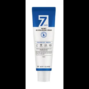 Крем увлажняющий с гиалуроновой кислотой для лица May Island 7 days secret 4D Hyaluronic Cream 50