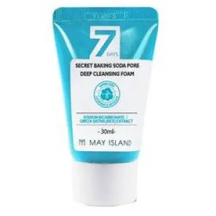 Пенка глубокоочищающая с содой для лица May Island 7Days Secret Baking Soda Pore Deep Cleansing Fo