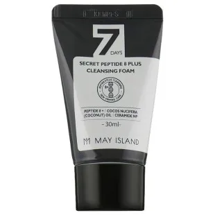 Пенка для лица очищающая с пептидным комплексом May Island 7 Days Secret Peptide 8 Plus Cleansi