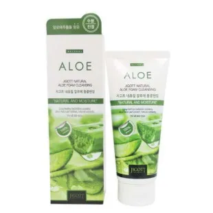 Пінка для вмивання з алоє JIGOTT NATURAL ALOE FOAM CLEANSING 180ml