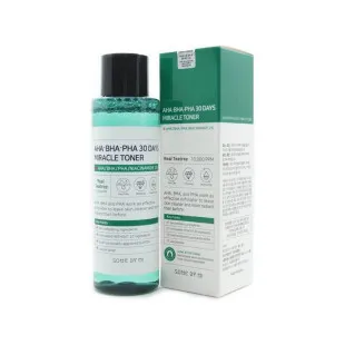 Тонер Лечебный Для Проблемной Кожи С Комплексом Кислот Some By Mi AHA-BHA-PHA 30 Days Miracle Ton