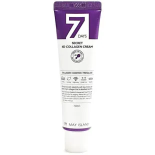 Омолаживающий крем с коллагеном May Island 7 Days Secret 4D Collagen Cream 50ml