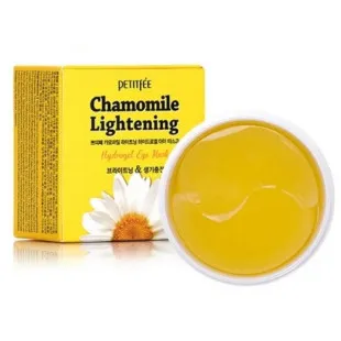 Патчі Зволожуючі Тонізуючі Дерму З Екстрактом Ромашки Petitfee Chamomile Lightening Hydrogel Eye Pat