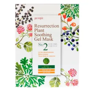 Маска тканевая увлажняющая для тусклой кожи кожи Petitfee&Koelf Resurrection Plant Soothing Gel