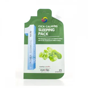Маска ночная успокаивающая с центром для лица Eyenlip CICA CALMING SLEEPING PACK 25ml