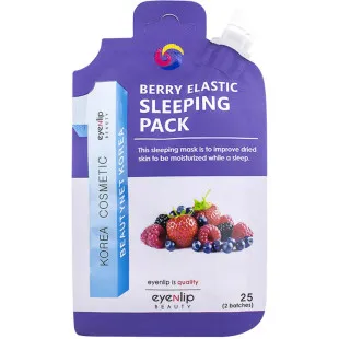 Увлажняющая маска с ягодами для лица Eyenlip BERRY ELASTIC SLEEPING PACK 25ml