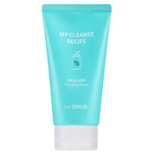 Пінка для вмивання з екстрактами трав The Saem My Cleanse Recipe Cleansing Foam-Mild Herb 150ml