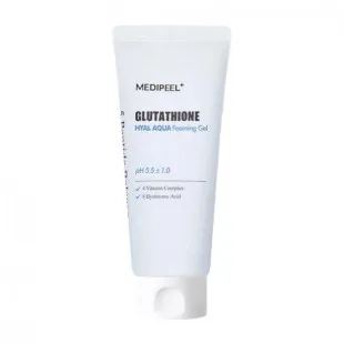 Увлажняющий гель-пенка для умывания Medi-Peel Glutathione Hyal Aqua Foaming Gel Cleanser 150ml