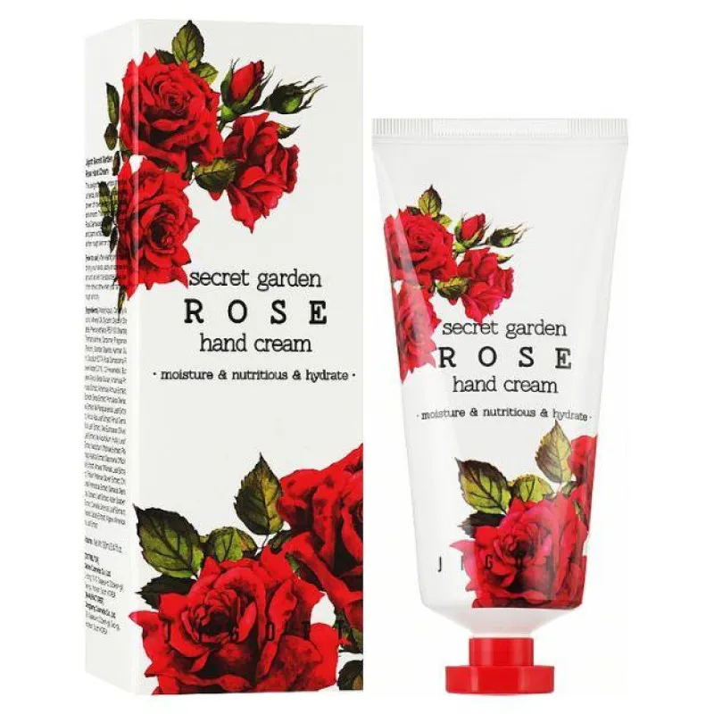 Jigott Secret Garden Rose Hand Cream 100 мл