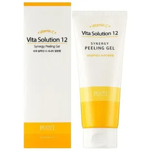 Освітлювальний гель-пілінг для обличчя з вітаміном Jigott Vita Solution 12 Synergy Peeling Gel 180ml