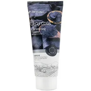 Піна для вмивання з вугіллям 3W Clinic Cleansing Foam Charcoal 100ml