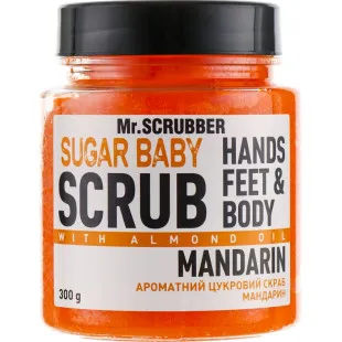 Скраб цукровий з ароматом мандарину для тіла Mr.Scrubber Sugar Baby Mandarin 300g