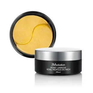 Патчи с гиалуроновой кислотой и медом JM Solution Honey Luminous Royal Propolis Eye Patch Black