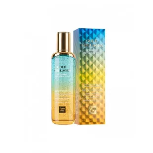 Тонер-сироватка для обличчя з колагеном та золотом FarmStay Gold Collagen Nourishing 2 In 1 Serum To