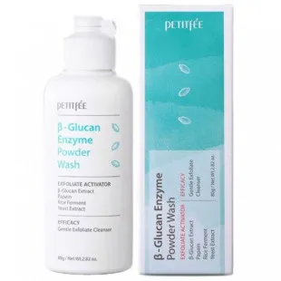 Ензимна пудра для вмивання з бета-глюканом Petitfee & Koelf Beta-Glucan Enzyme Powder Wash 80g