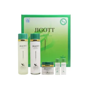 Набір для догляду за обличчям із екстрактом зеленого чаю Jigott Well-being Green Tea Skin Care 3Set