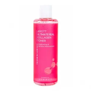 Тонер для омолоджування для обличчя з колагеном Jigott Ultimate Real Collagen Toner 300ml