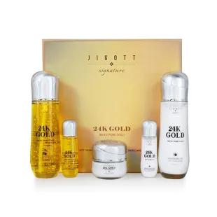 Набір догляду за обличчям Jigott Signature 24K Gold Essential Skin Care 3Set