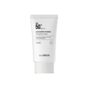 Сонцезахисний крем з ефектом освітлення The Saem Eco Earth Power Tone Up Sun Cream SPF50+ PA+++ 50 m