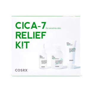 Набір: тонер, сироватка та крем заспокійливі з екстрактом центел Cosrx CICA-7 Relief Kit (3 step) 55