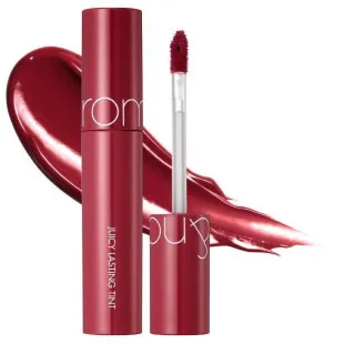 Соковитий глянцевий тінт для губ з вишневим відтінком rom&nd JUICY LASTING TINT 12 CHERRY BOMB