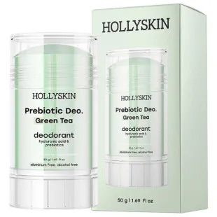 Парфюмированный дезодорант с гиалуроновой кислотой и пребиотиками Hollyskin Prebiotic Deo. Green Tea