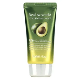 Солнцезащитный крем из авокадо FarmStay Real Avocado Essential Sun Cream SPF 50+ PA++++ 70ml