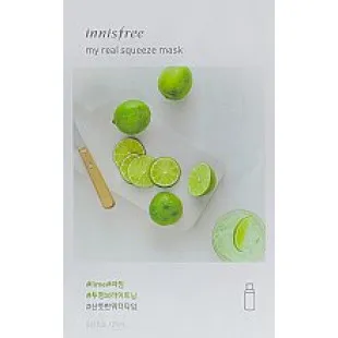 Тканевая маска с экстрактом лайма Innisfree It's real squeeze mask-lime