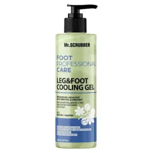Масажний гель для ніг і стоп з ментолом і кінським каштаном Mr.SCRUBBER Foot Professional Care 200 м