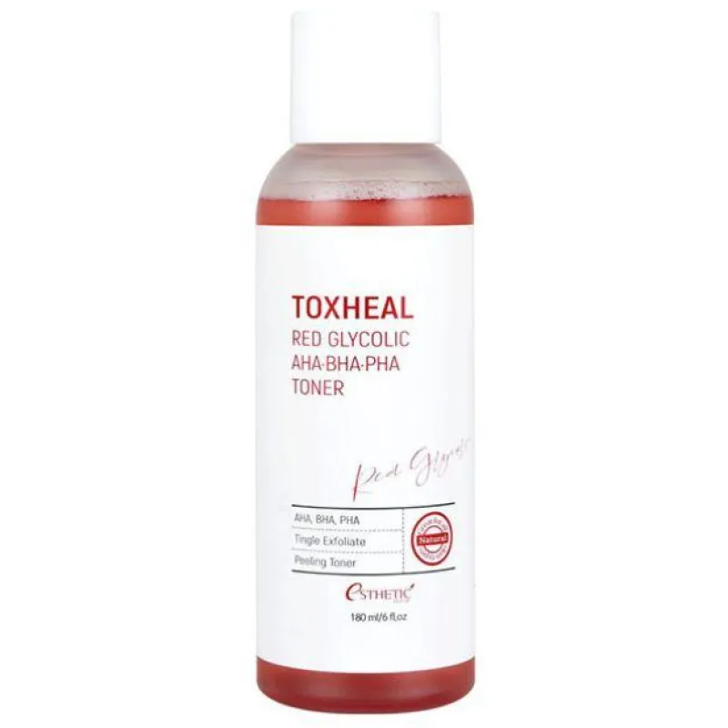 Esthetic House Toxheal Red Glycolic AHA-BHA-PHA Toner 180 мл