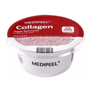 Моделирующая маска с лактобактериями для лица Medi-Peel Vegan Red Lacto Collagen Modeling Cup Pack 2