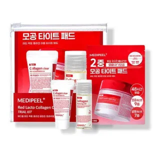 Набор миниатюр для очищения лица с коллагеном и лактобактериями Red Lacto Collagen Cleansing Tria