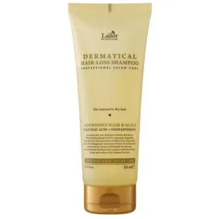 Безсульфатный шампунь против выпадения волос Lador dermatical hair-loss shampoo (для normal to dry