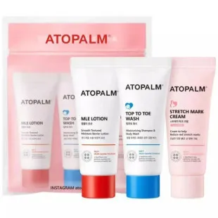 Дорожный набор ATOPALM Travel Kit (MLE Lotion 20ml, Top To Toe Wash 20ml, Maternity Care Stretch Mar