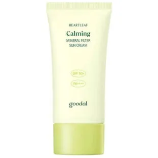Мінеральний сонцезахисний крем Goodal Houttuynia Cordata Calming Mineral Filter Sun Cream 50+ PA++++