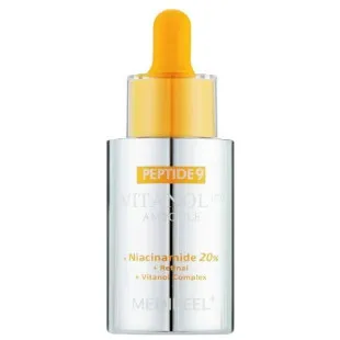 Сироватка для обличчя з ніацинамідом, вітамінами і пептидами Medi peel Peptide 9 Vitanol Ampoule PRO