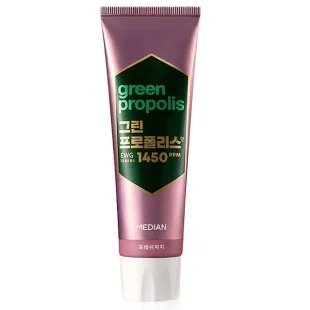 Многофункциональная зубная паста с зеленым прополисом Свежий персик Median Green Propolis Fresh Peac