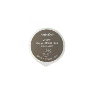 Маска ночная увлажняющая с экстрактом кокоса Innisfree Capsule Recipe Pack Coconut 10ml