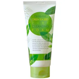 Пена для умывания тонизирующая с экстрактом зеленого чая Farmstay Green Tea Seed Pure Cleansing Foam 18