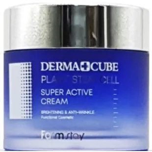 Крем антивозрастной со стволовыми клетками Farmstay Dermacube Plant Stem Cell Super Active Cream 80m