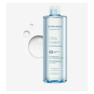 Міцелярна вода зволожуюча з гіалуроновою кислотою Missha Super Aqua Ultra Hyalron Micellar Cleansing