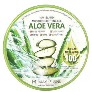 Гель універсальний з алое віра для обличчя та тіла May Island Aloe Vera Moisture 100% Soothing Gel 3