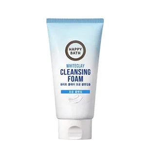 Пена для умывания успокаивающая с белой глиной Happy Bath Whiteclay Cleansing Foam 150ml