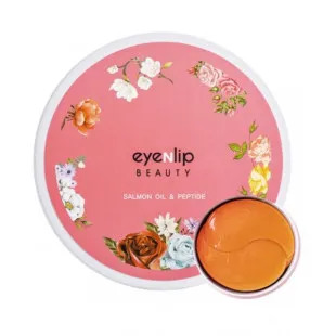 Патчи гидрогелевые с пептидами и маслом лосося Eyenlip SALMON OIL & PEPTIDE HYDROGEL EYE