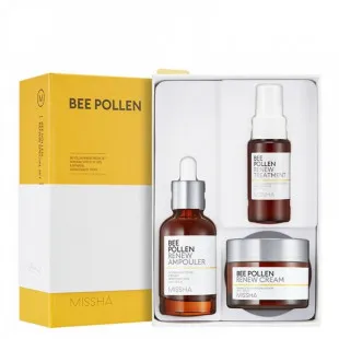 Набір Для Обличчя відновлюючий З Прополісом І Бджолиним Пилок MISSHA Bee Pollen Renew Special Set 1
