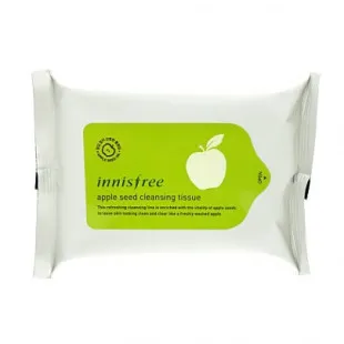 Очищающие салфетки для снятия макияжа с век и губ Innisfree Apple Seed
