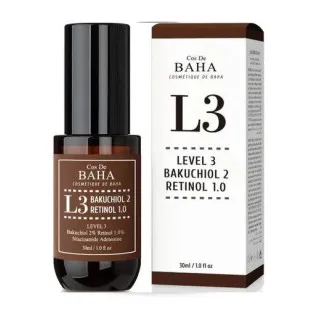Сыворотка COS DE BAHA L3 Bakuchiol & Retinol Serum (L3) 30ml