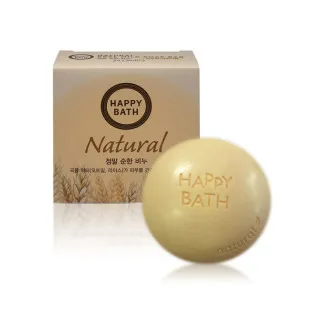 Мило з рисовою водою та екстрактом вівса Happy Bath Natural Mild Rice Water
